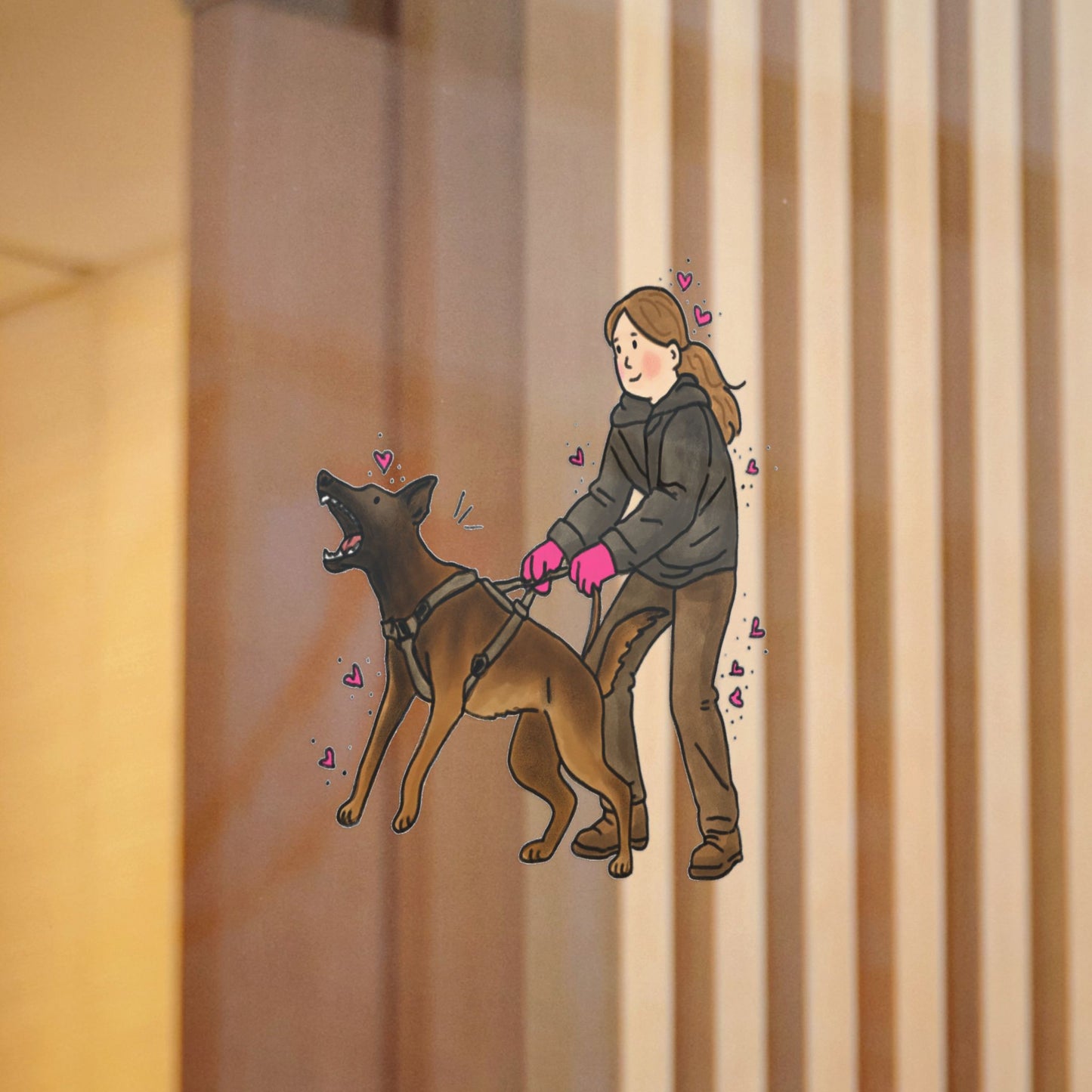 PermaDecal (indoor/outdoor) Bite-Work Belgian Malinois