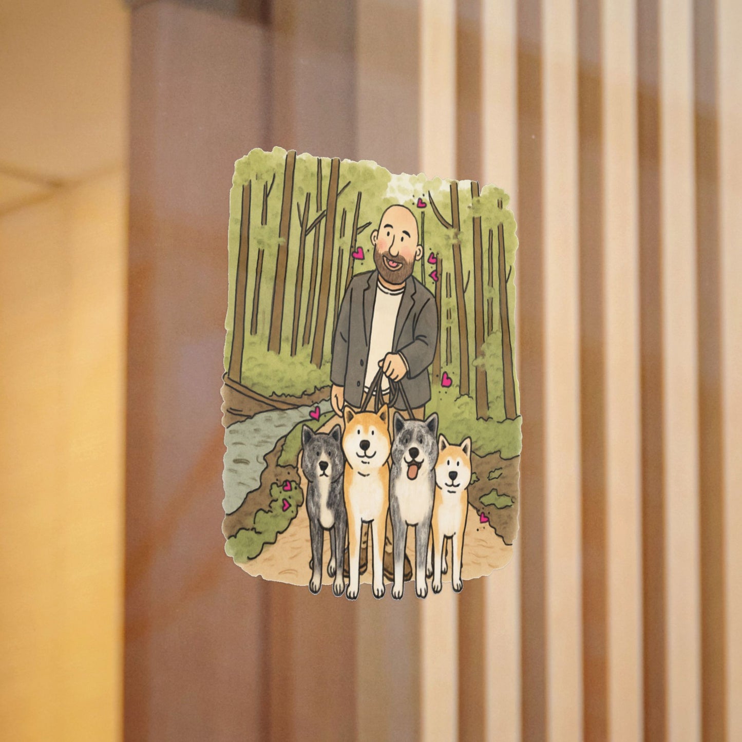 PermaDecal (indoor/outdoor) Akita Inu