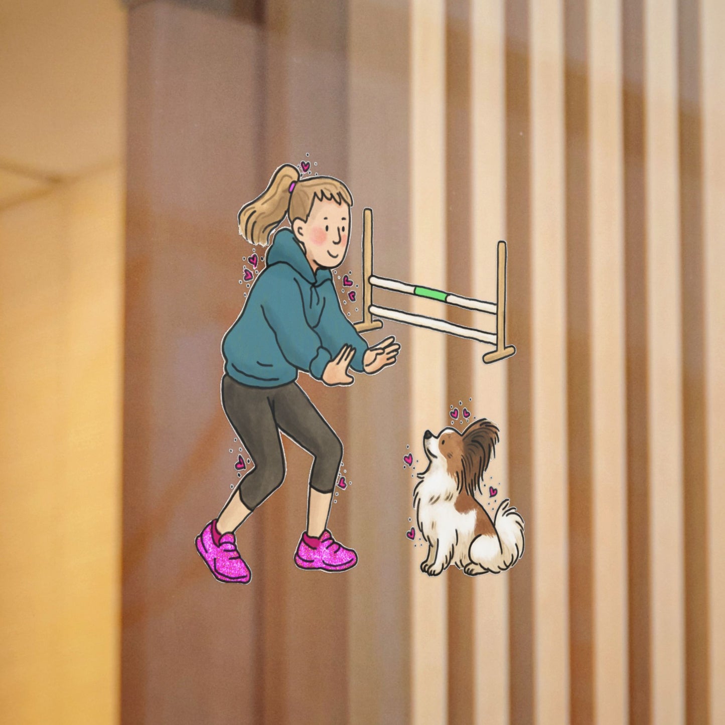 PermaDecal (indoor/outdoor) Papillon Agility