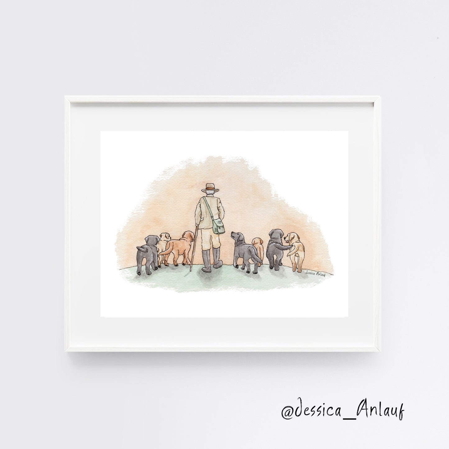 9x12 British Dog Trainer