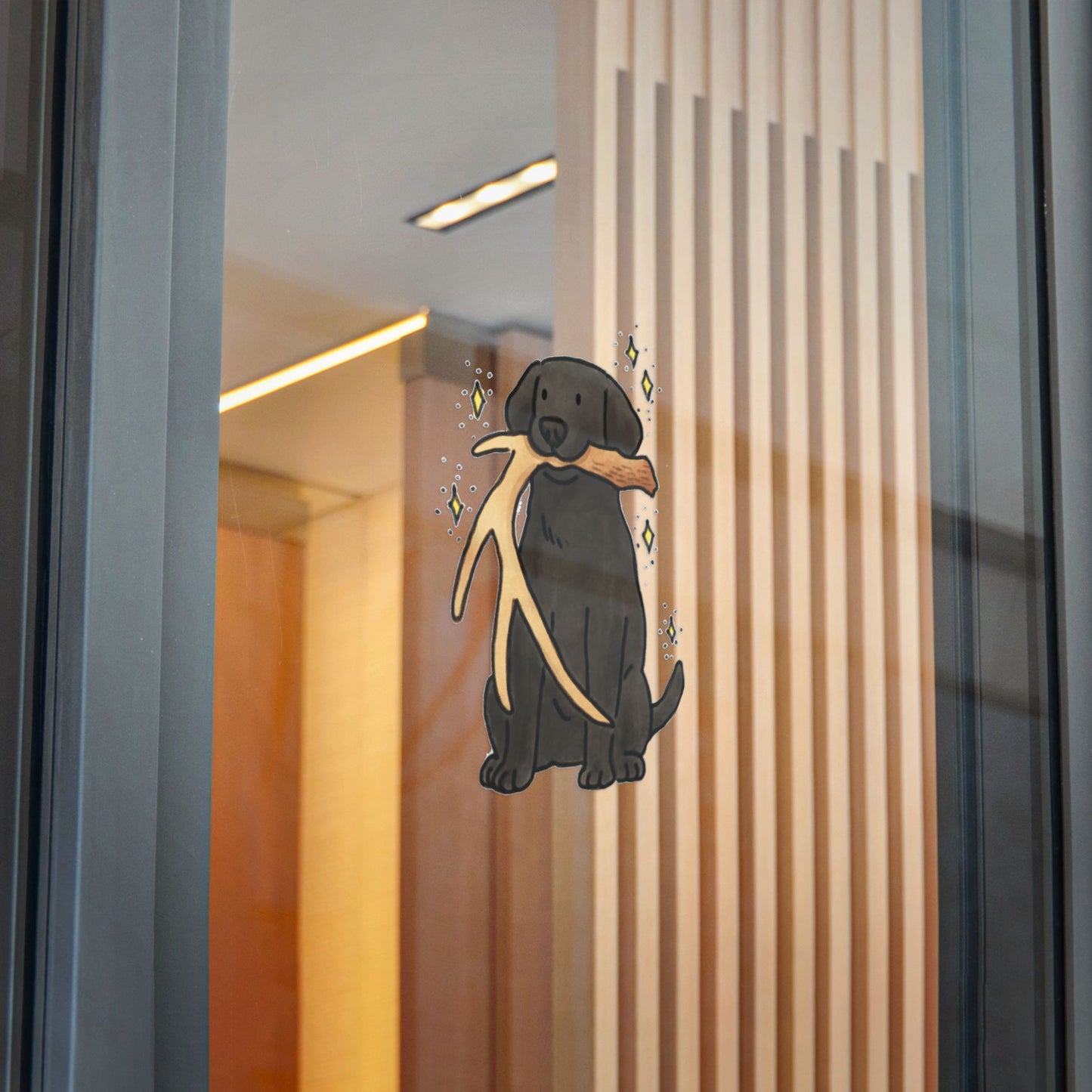 PermaDecal (indoor/outdoor) Black Labrador Retriever