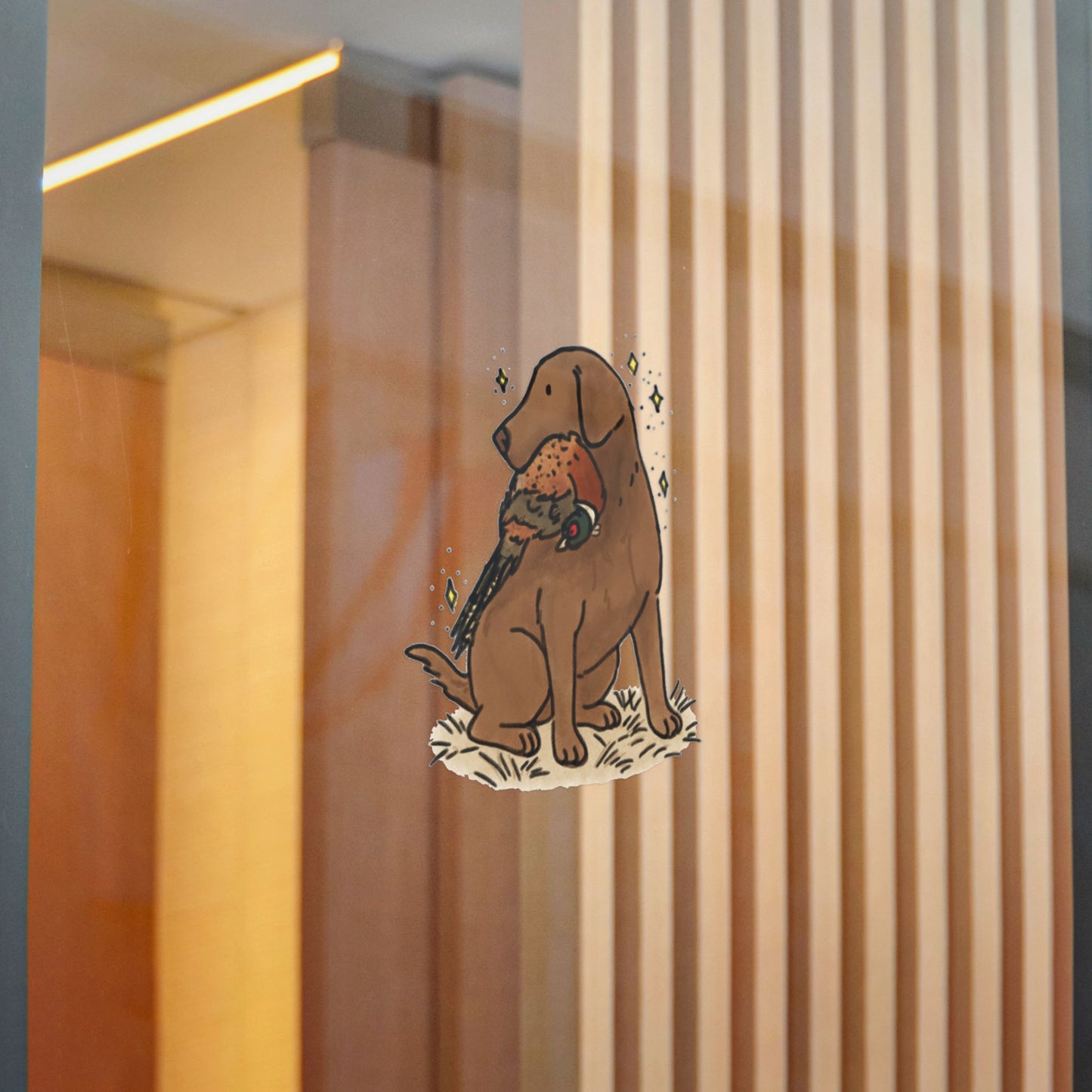 PermaDecal (indoor/outdoor) Chocolate Labrador Retriever