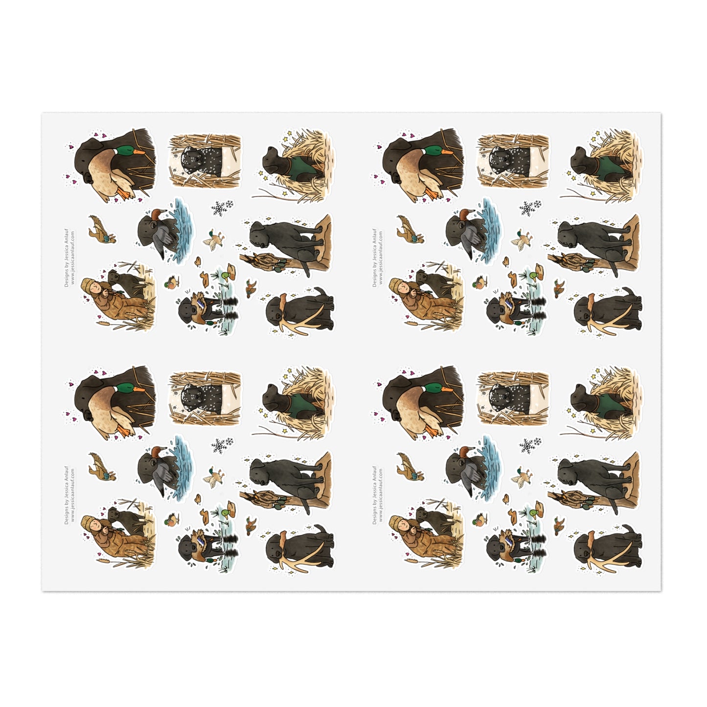 Jumbo Sticker Sheet (4 sheets in 1)