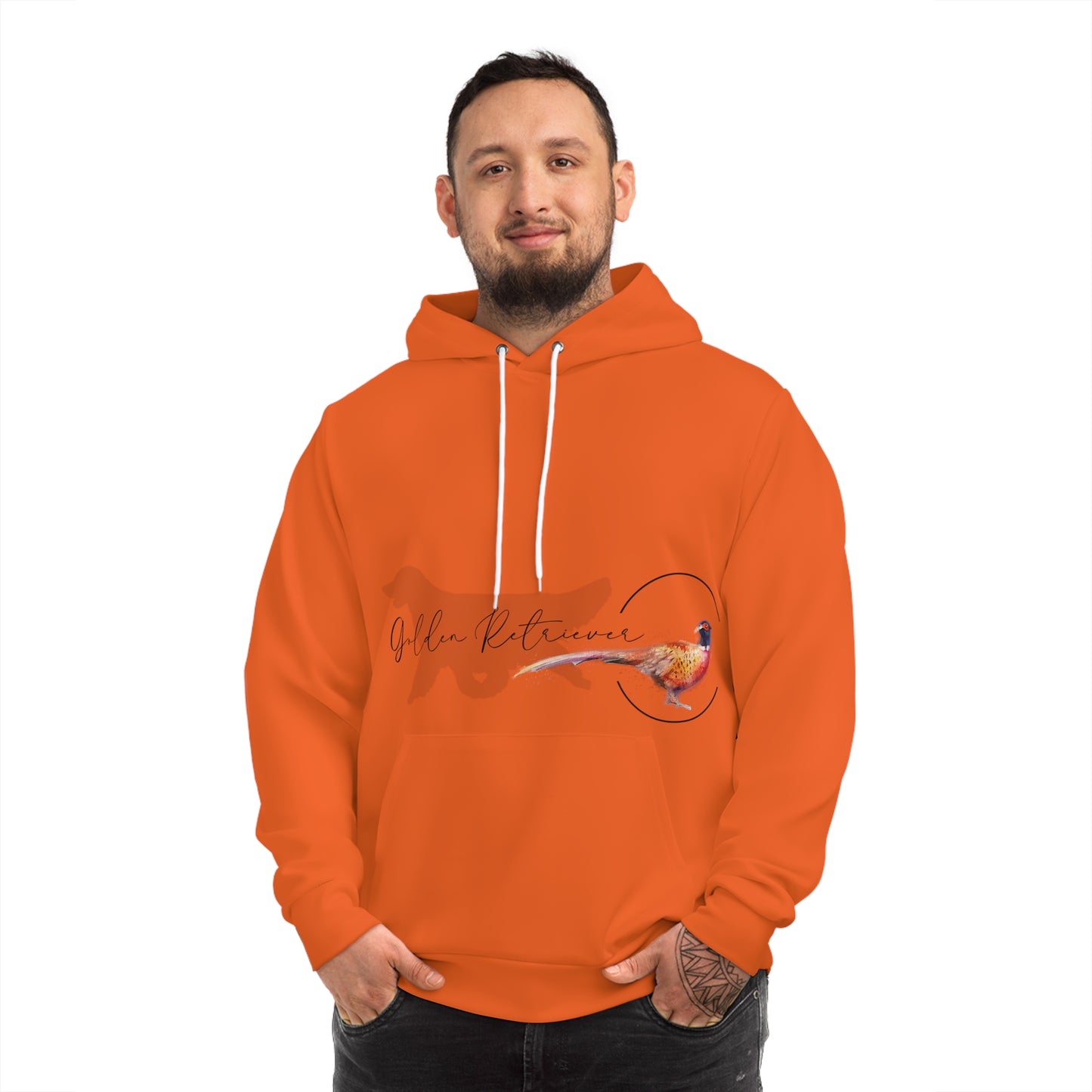 AOP Hoodie - Pheasant Golden Retriever