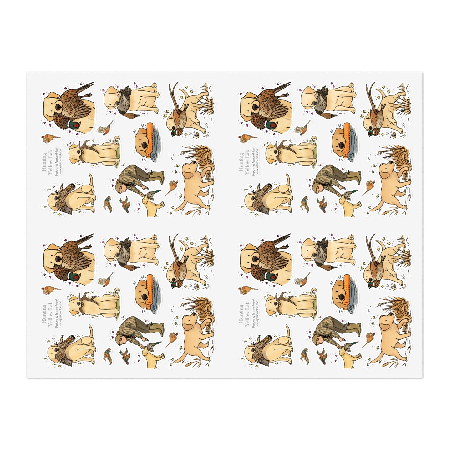 Jumbo Sticker Sheet (4 sheets in 1)