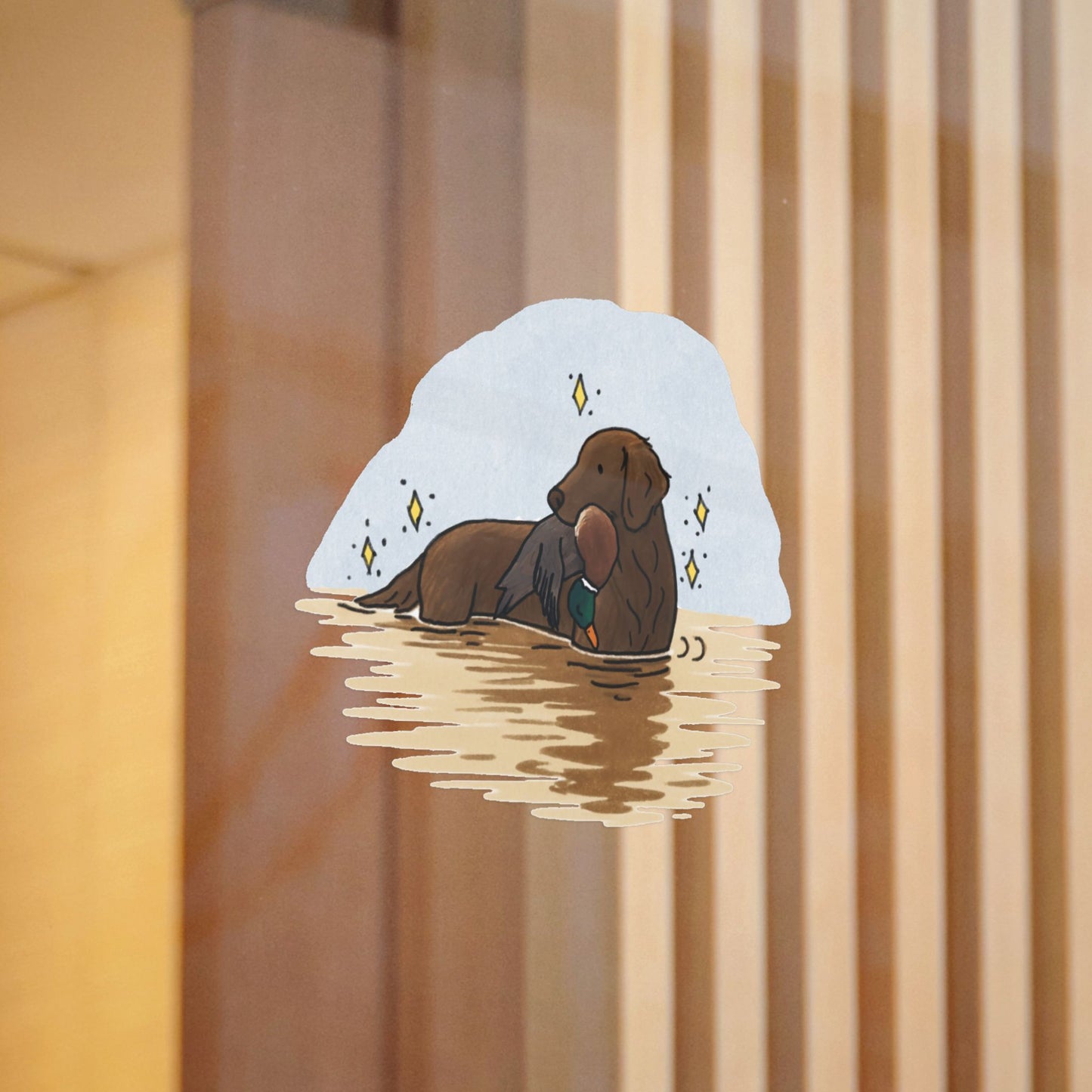 PermaDecal (indoor/outdoor) Flat-Coated Retriever