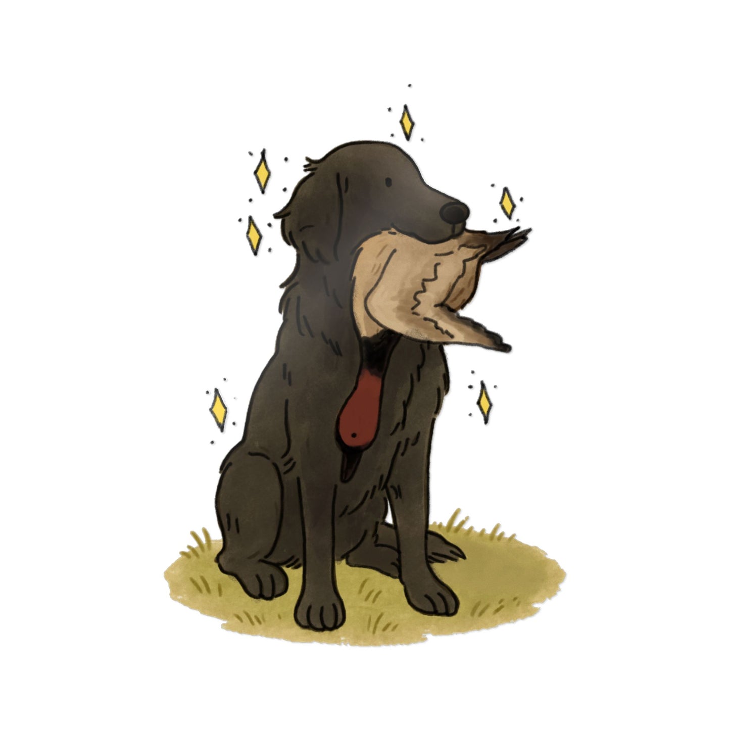 PermaDecal (indoor/outdoor) Flat-Coated Retriever