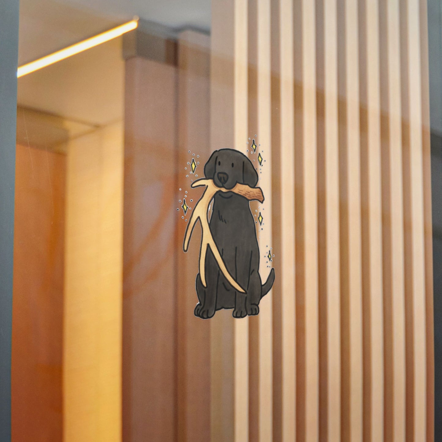 PermaDecal (indoor/outdoor) Black Labrador Retriever