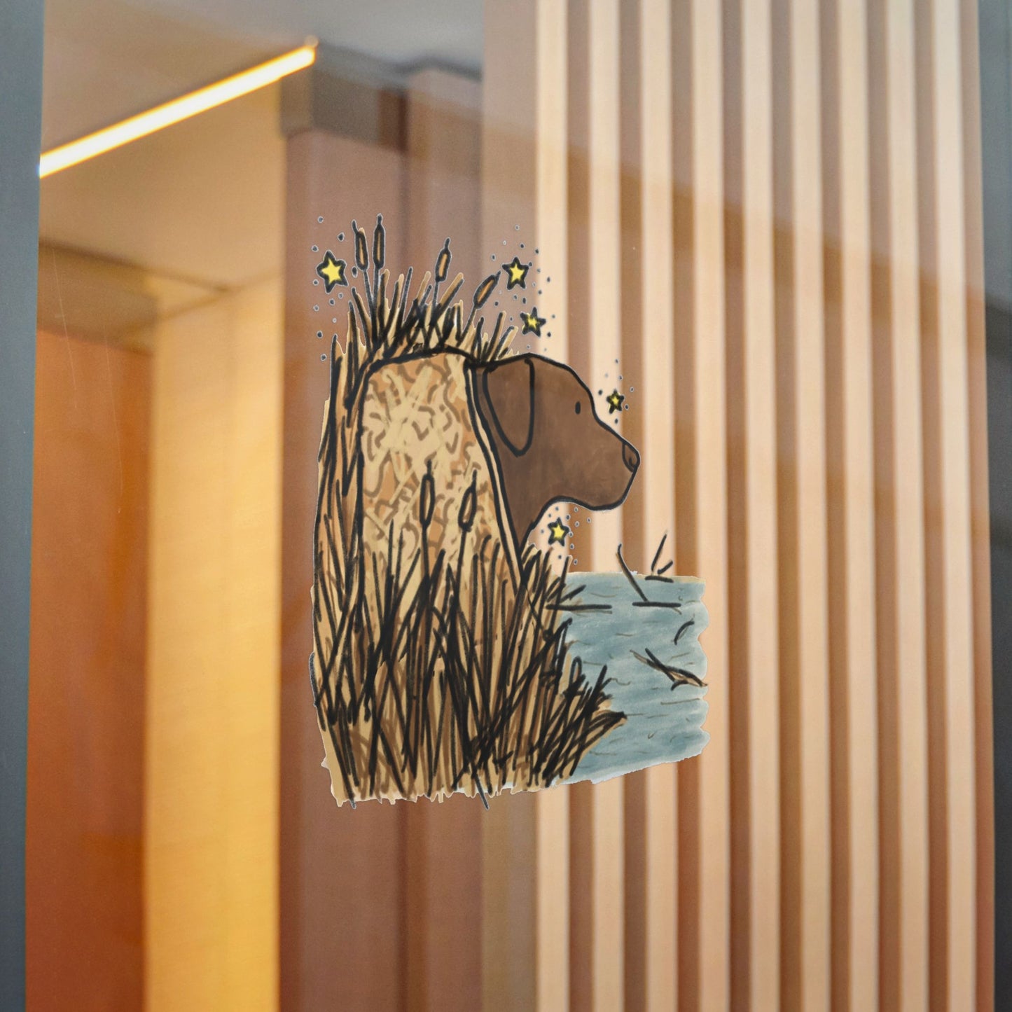 PermaDecal (indoor/outdoor) Chocolate Labrador Retriever