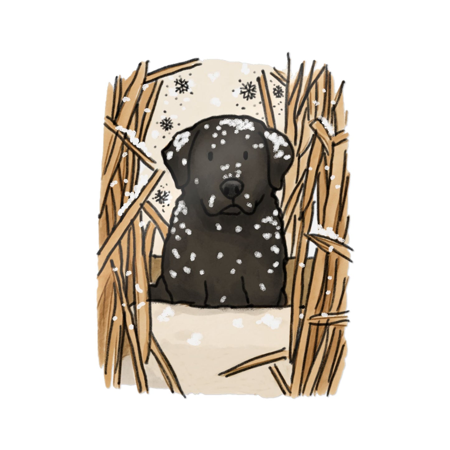 PermaDecal (indoor/outdoor) Black Labrador Retriever