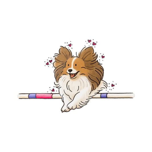 PermaDecal (indoor/outdoor) Papillon Agility