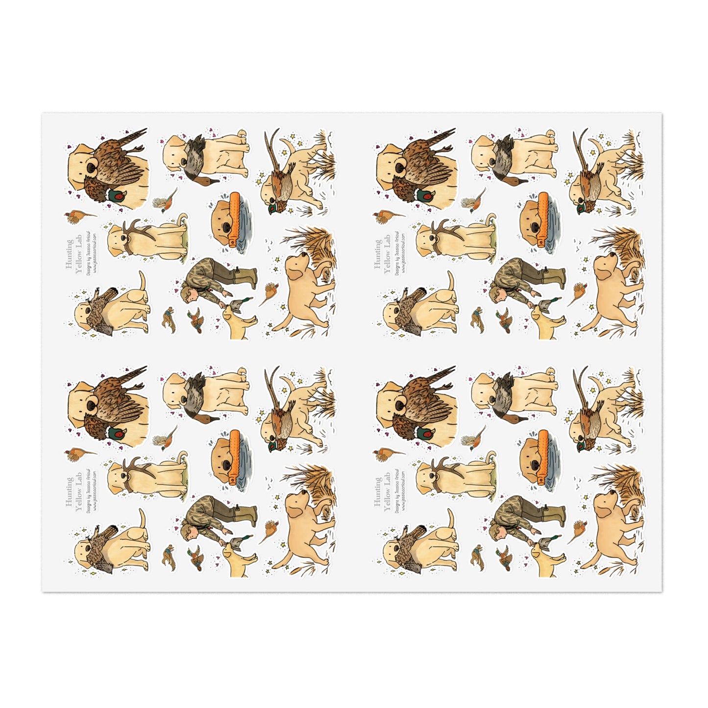 Jumbo Sticker Sheet (4 sheets in 1)