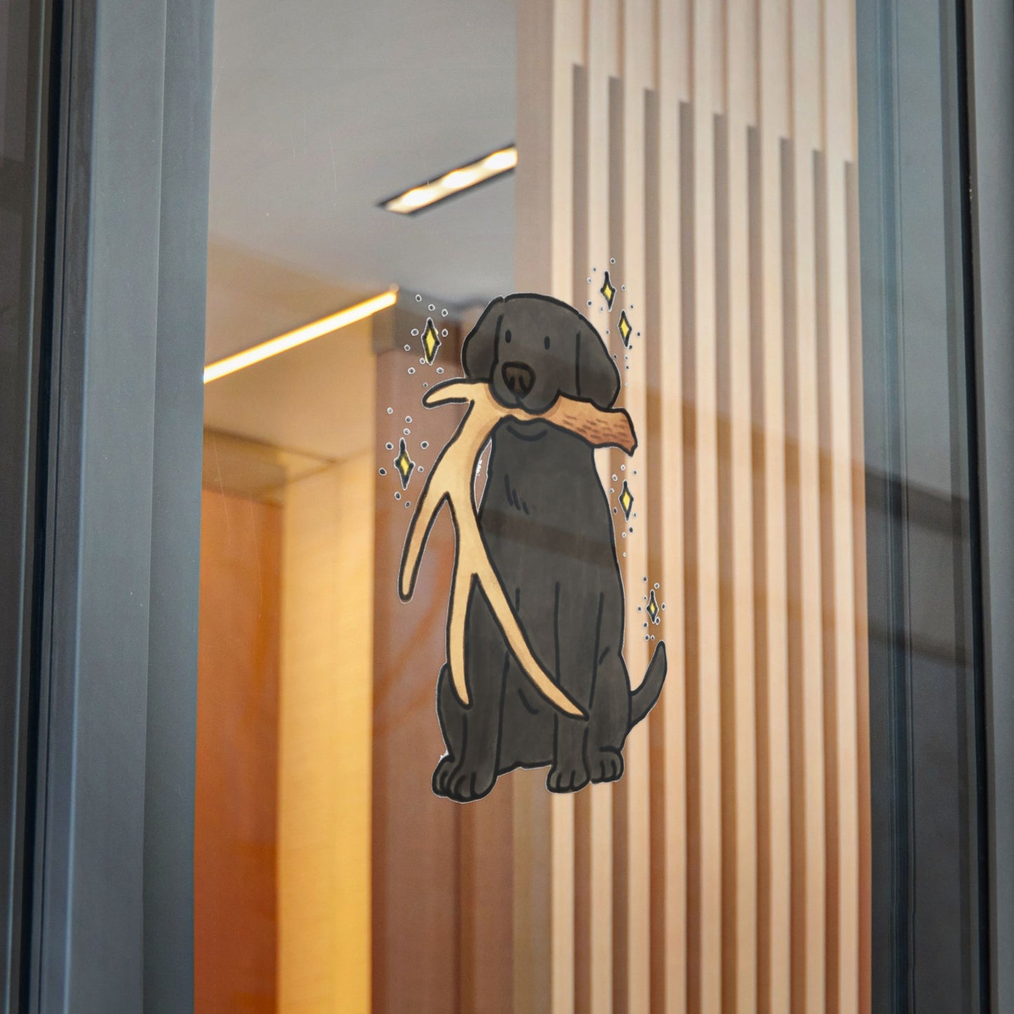 PermaDecal (indoor/outdoor) Black Labrador Retriever