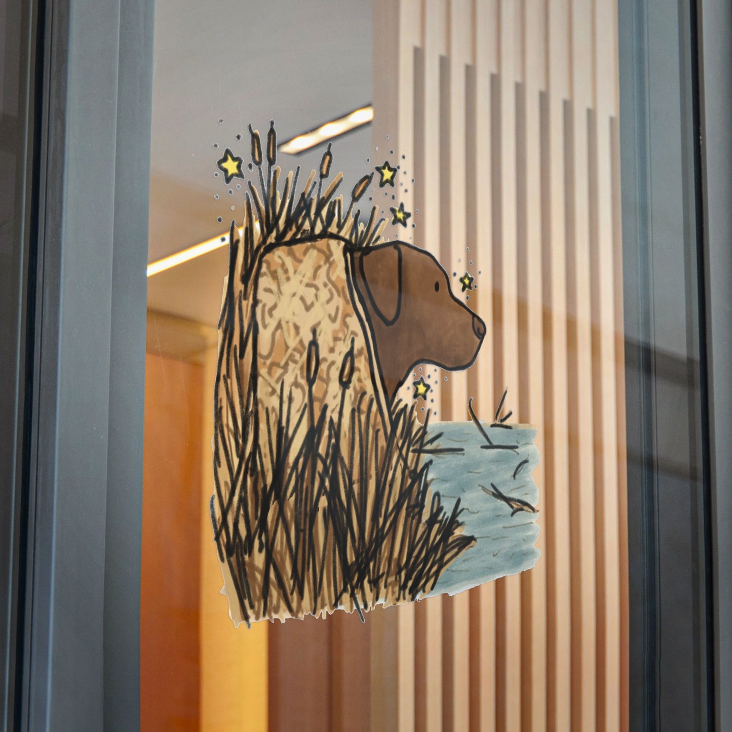 PermaDecal (indoor/outdoor) Chocolate Labrador Retriever
