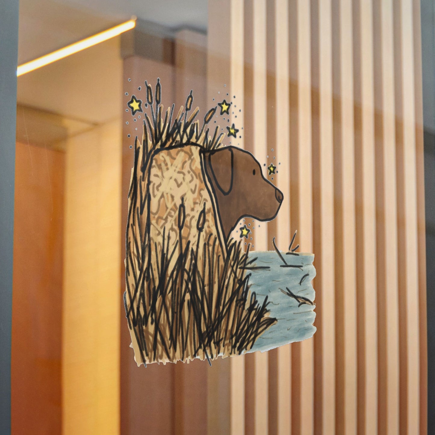 PermaDecal (indoor/outdoor) Chocolate Labrador Retriever