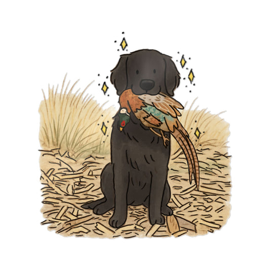 PermaDecal (indoor/outdoor) Flat-Coated Retriever