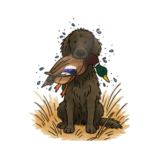 PermaDecal (indoor/outdoor) Flat-Coated Retriever