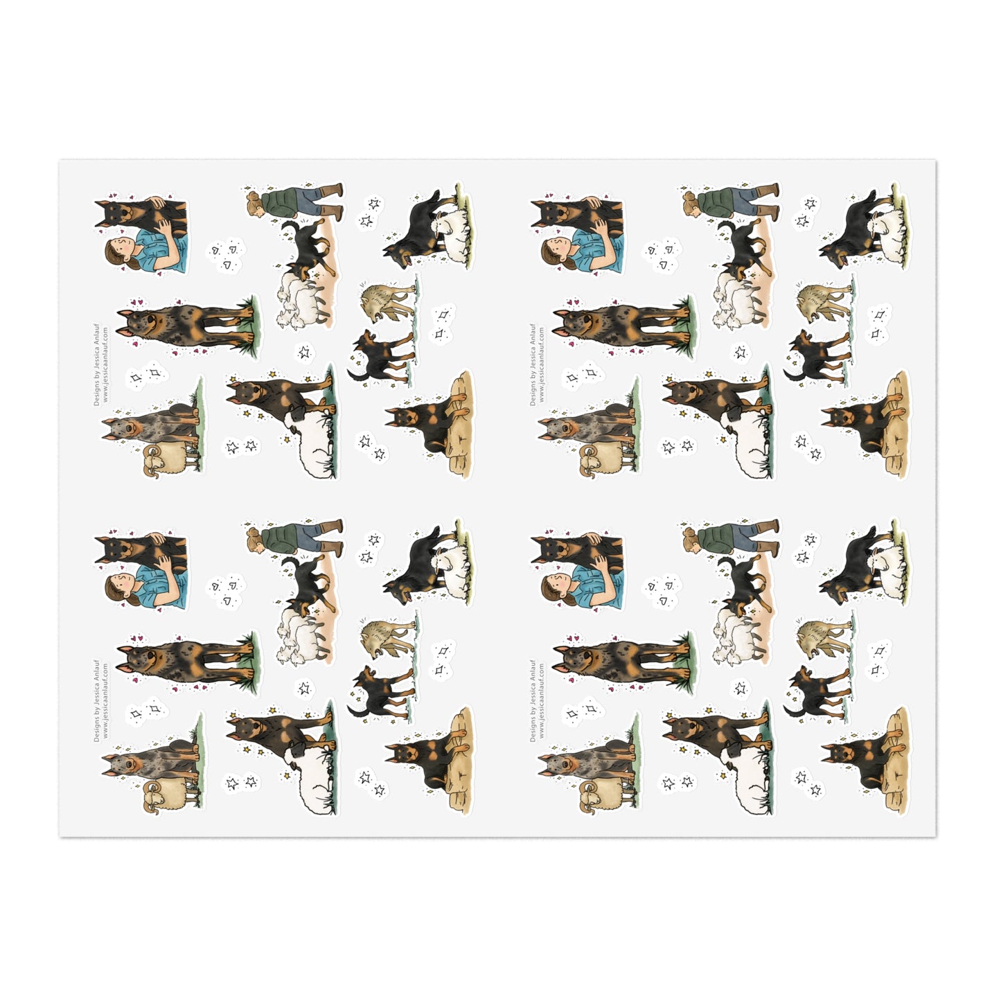 Jumbo Sticker Sheet (4 sheets in 1)