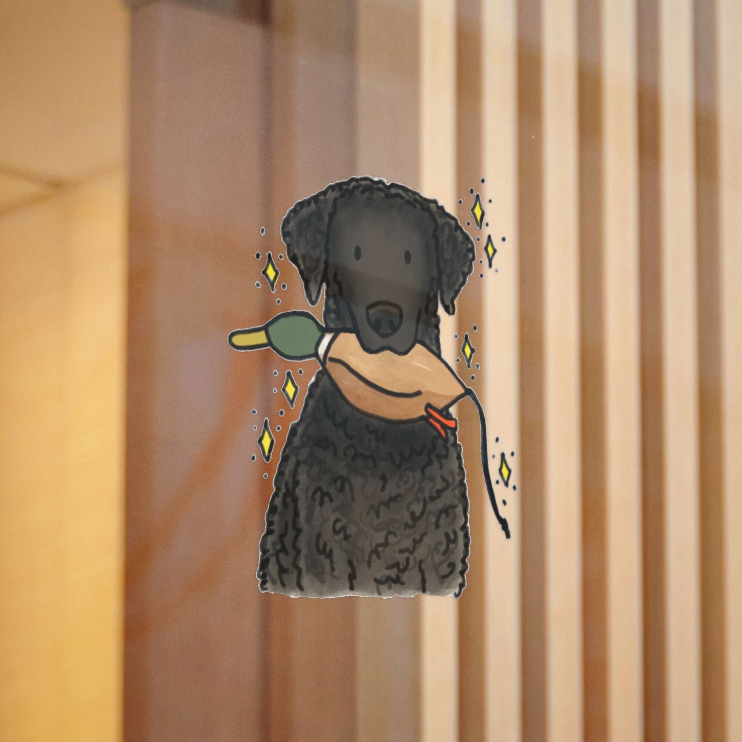 PermaDecal (indoor/outdoor) Curly-Coated Retriever