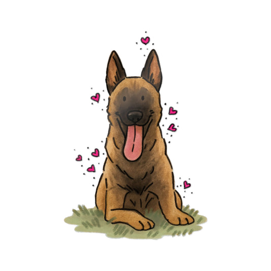 PermaDecal (indoor/outdoor) Bite-Work Belgian Malinois