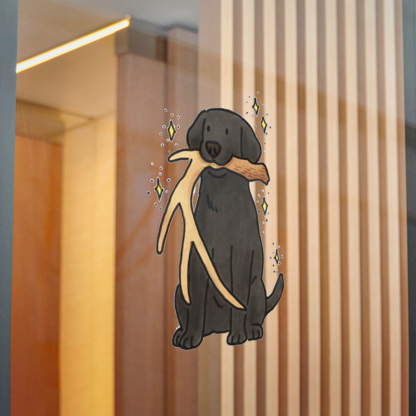PermaDecal (indoor/outdoor) Black Labrador Retriever