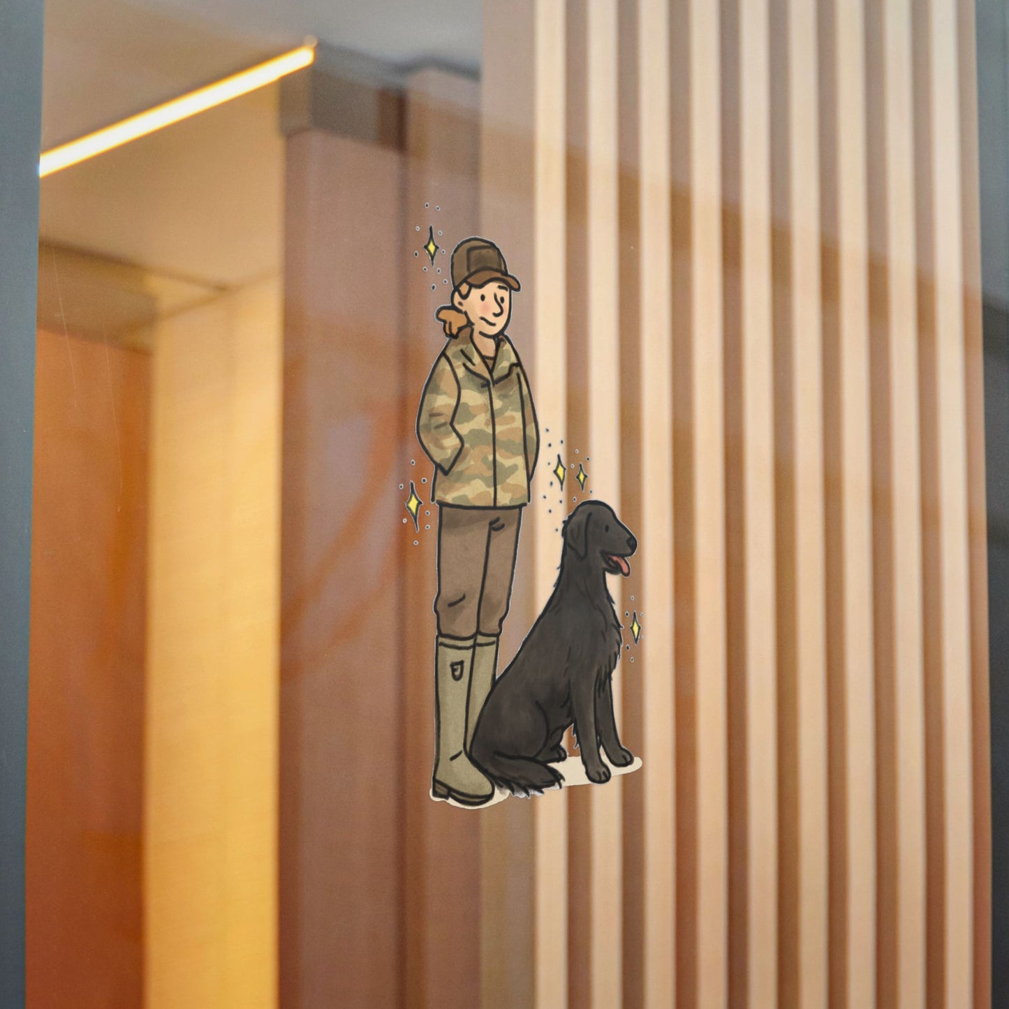 PermaDecal (indoor/outdoor) Flat-Coated Retriever
