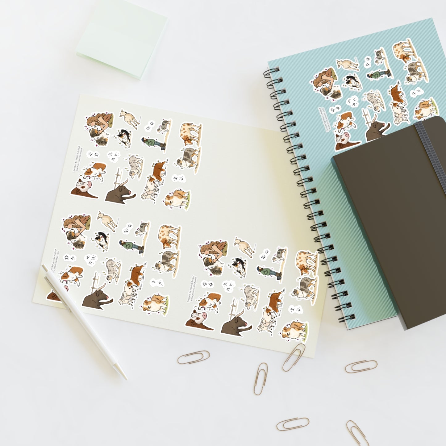 Jumbo Sticker Sheet (4 sheets in 1)