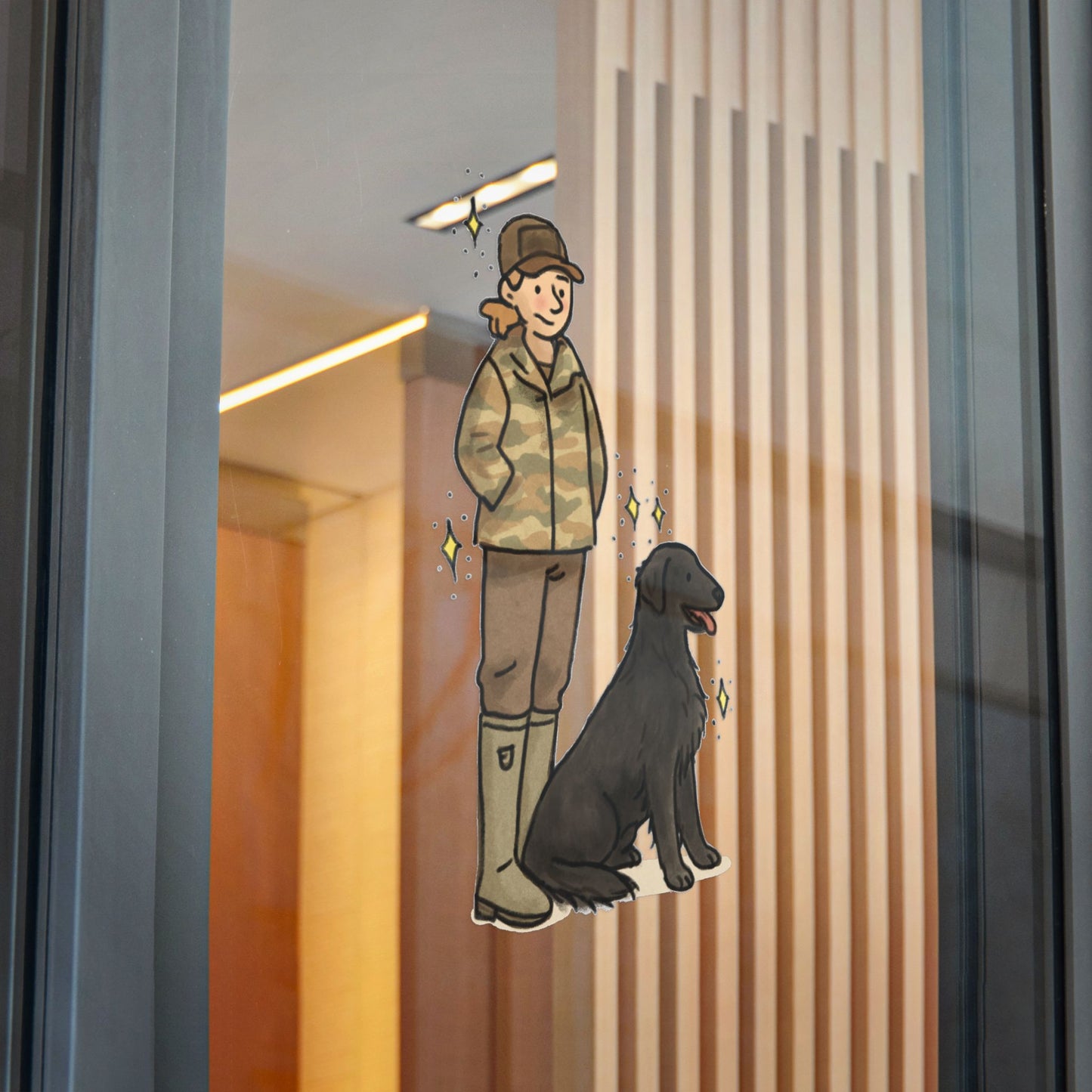 PermaDecal (indoor/outdoor) Flat-Coated Retriever