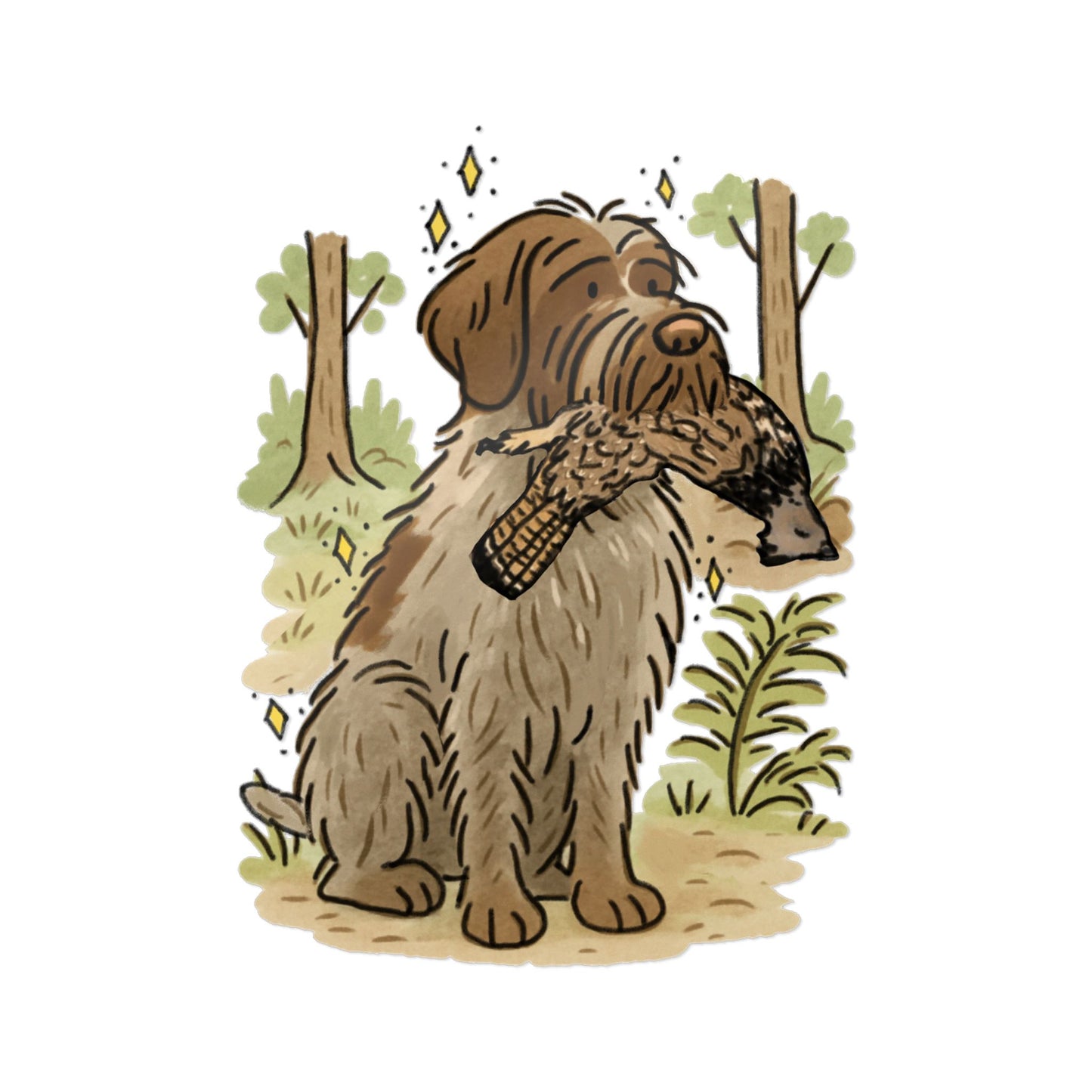 PermaDecal (indoor/outdoor) Wirehaired Pointing Griffon