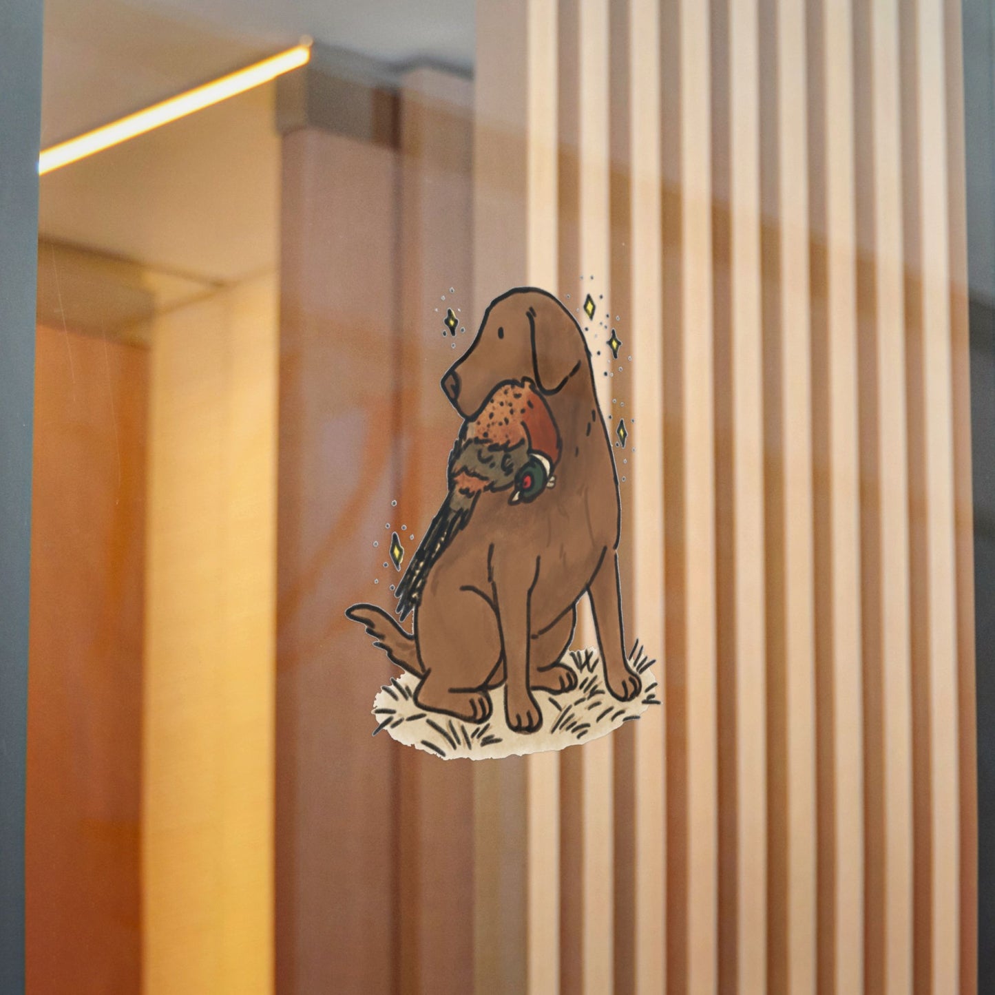 PermaDecal (indoor/outdoor) Chocolate Labrador Retriever