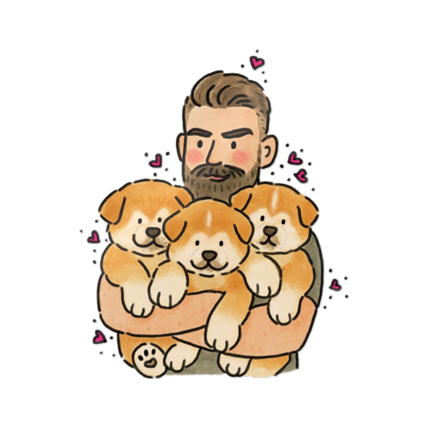 PermaDecal (indoor/outdoor) Akita Inu