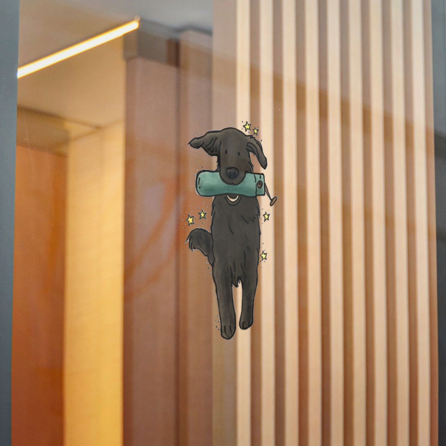 PermaDecal (indoor/outdoor) Flat-Coated Retriever