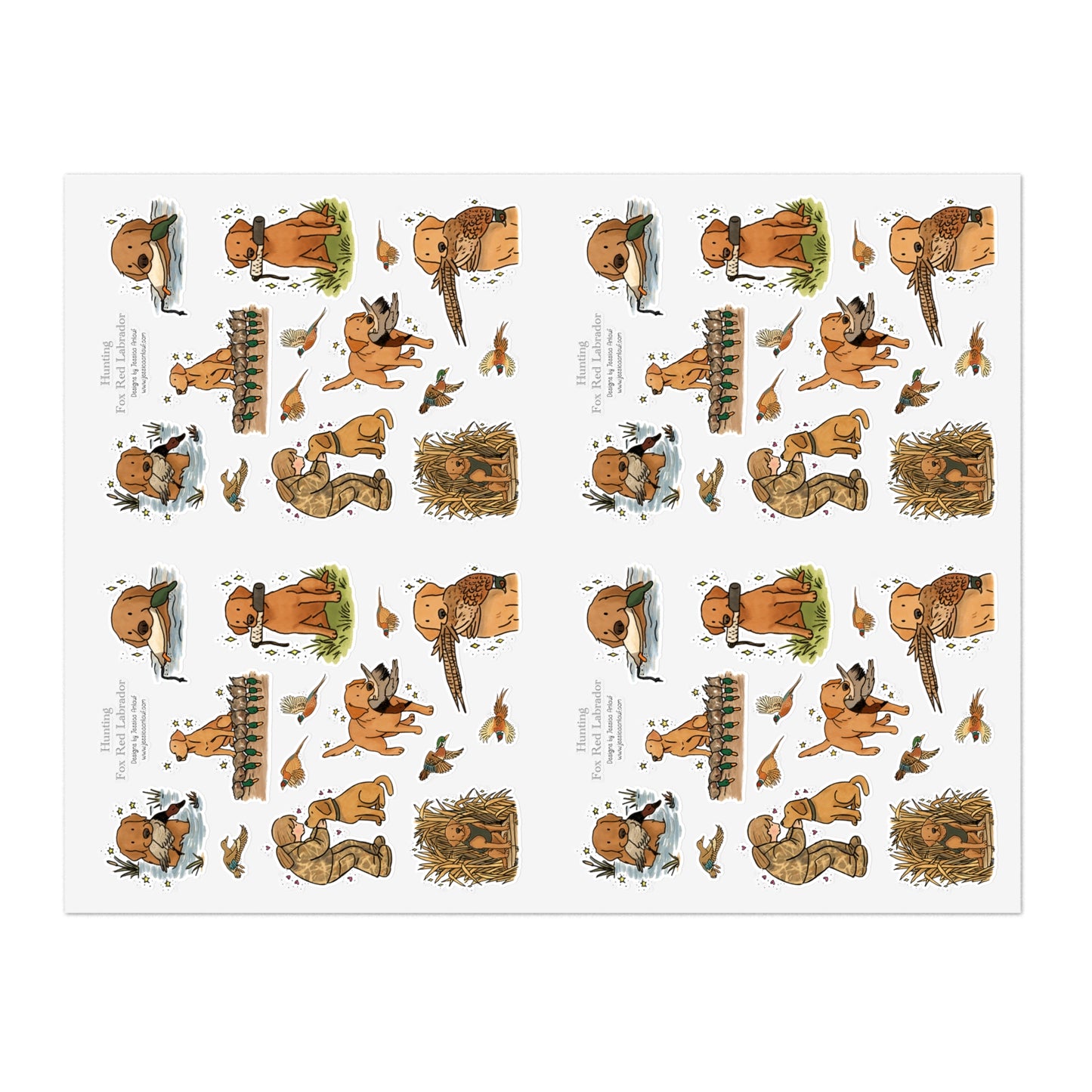Jumbo Sticker Sheet (4 sheets in 1)