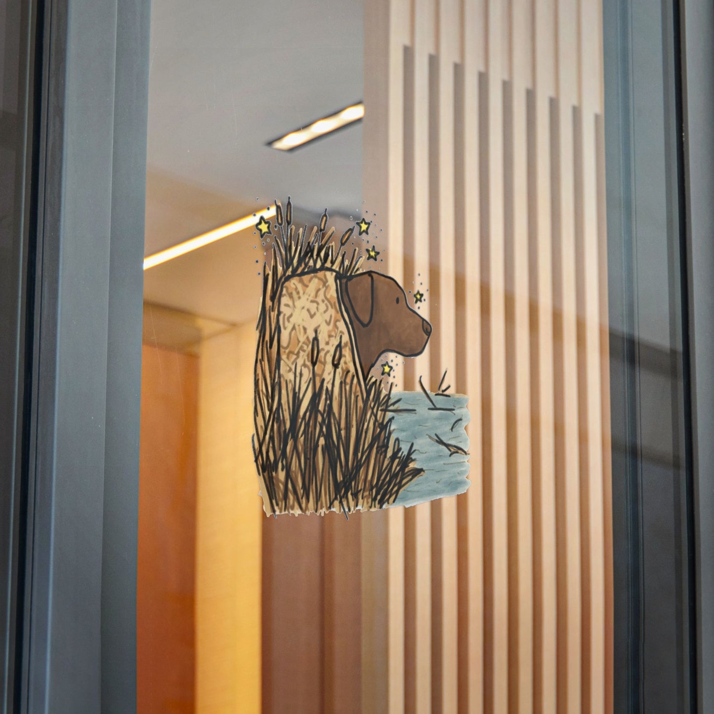 PermaDecal (indoor/outdoor) Chocolate Labrador Retriever