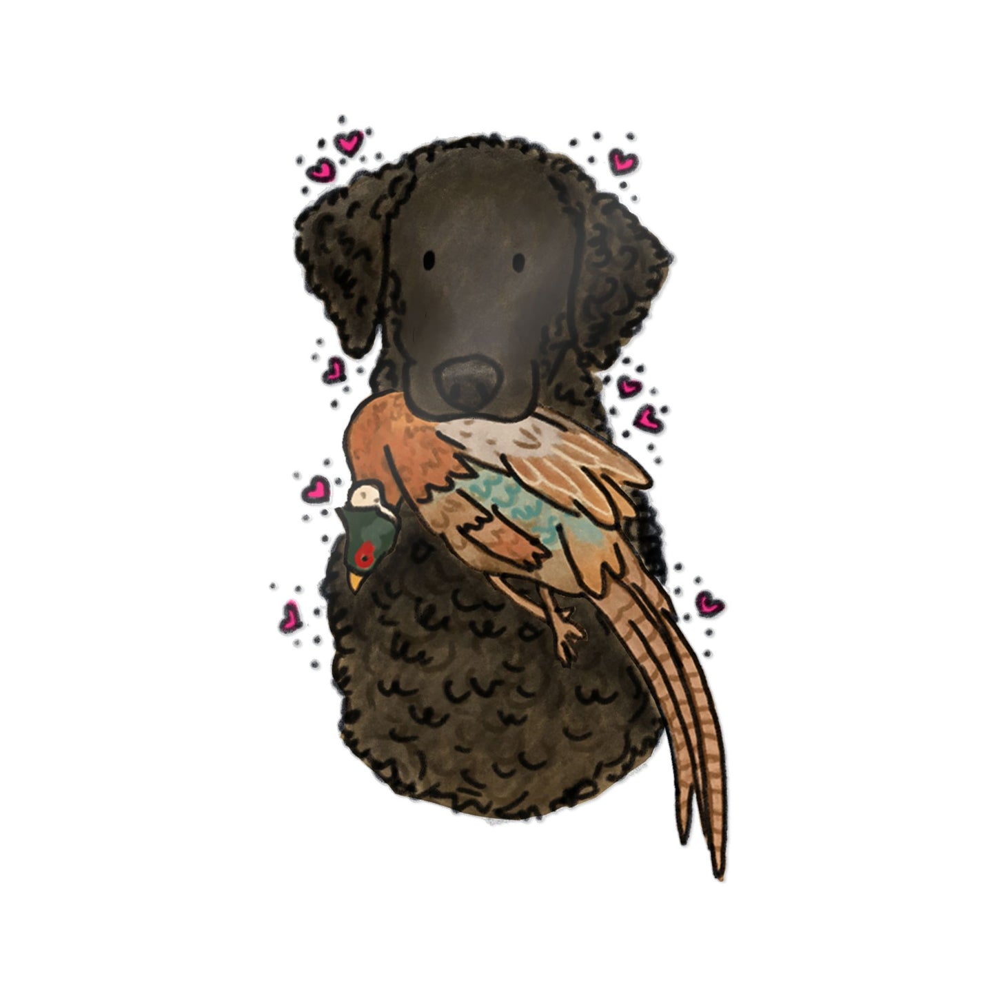 PermaDecal (indoor/outdoor) Curly-Coated Retriever