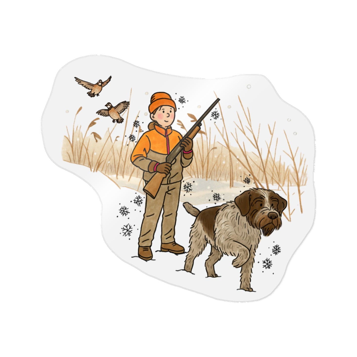 PermaDecal (indoor/outdoor) Wirehaired Pointing Griffon