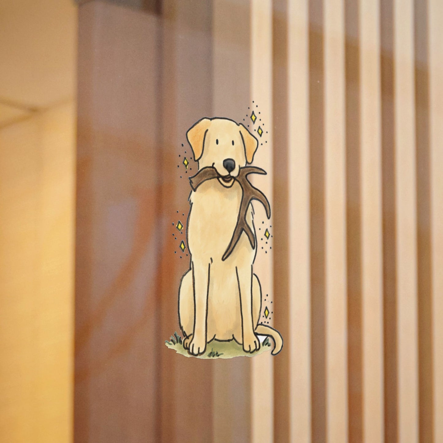 PermaDecal (indoor/outdoor) Yellow Labrador Retriever