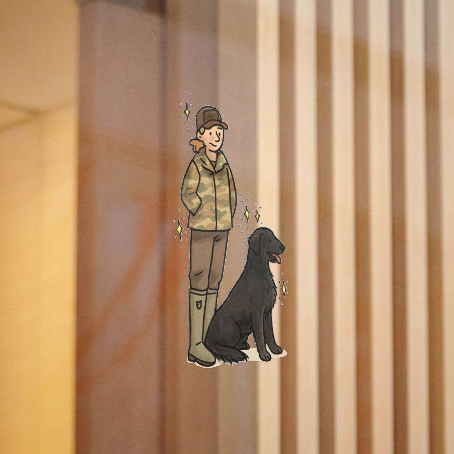 PermaDecal (indoor/outdoor) Flat-Coated Retriever