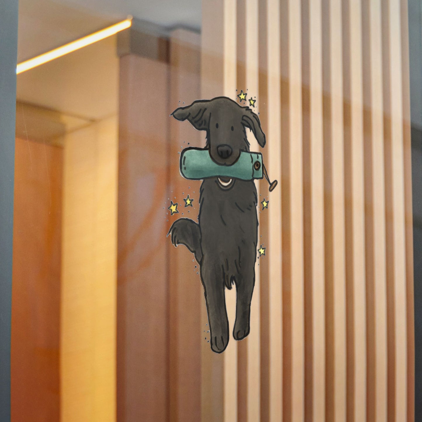 PermaDecal (indoor/outdoor) Flat-Coated Retriever