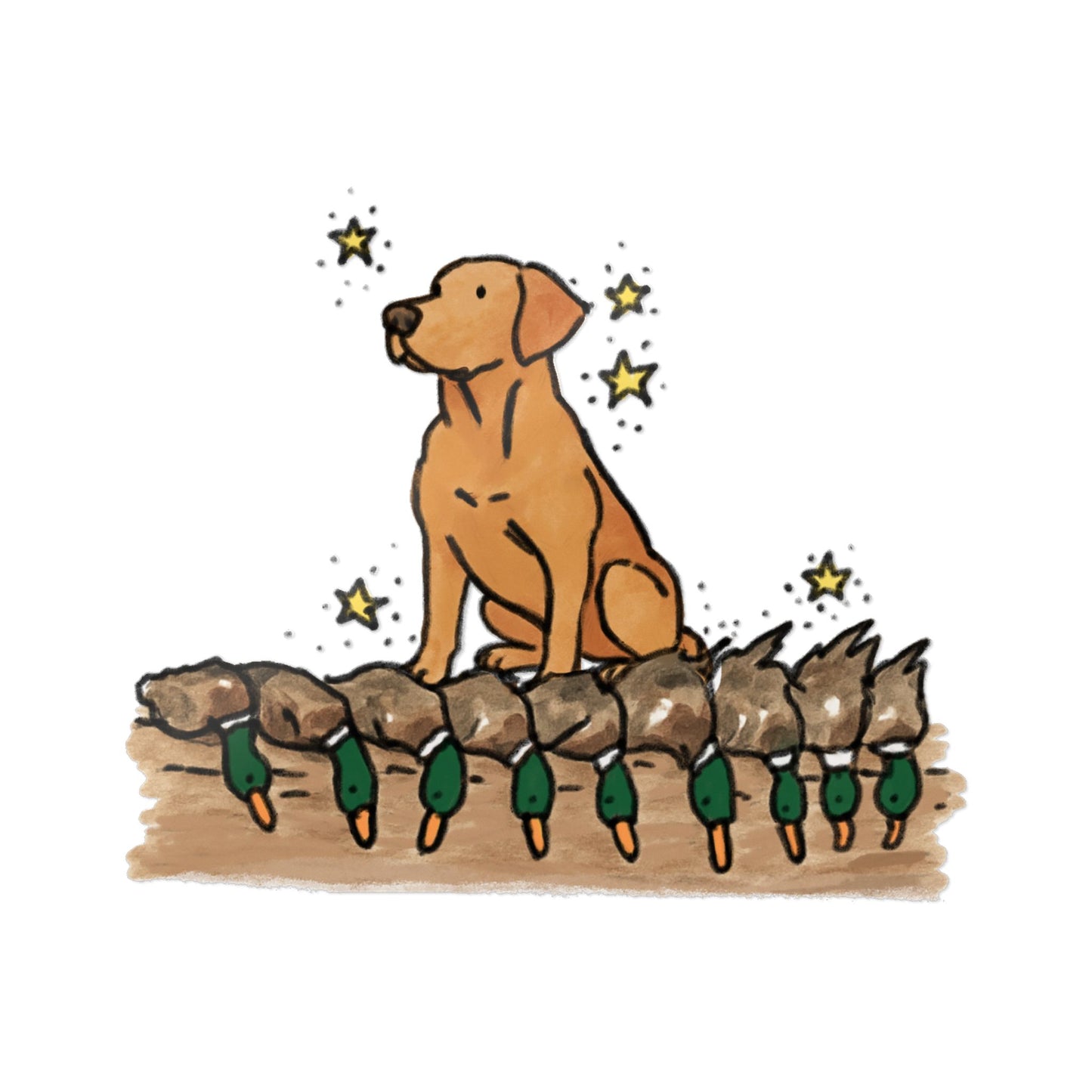 PermaDecal (indoor/outdoor) Fox Red Labrador Retriever