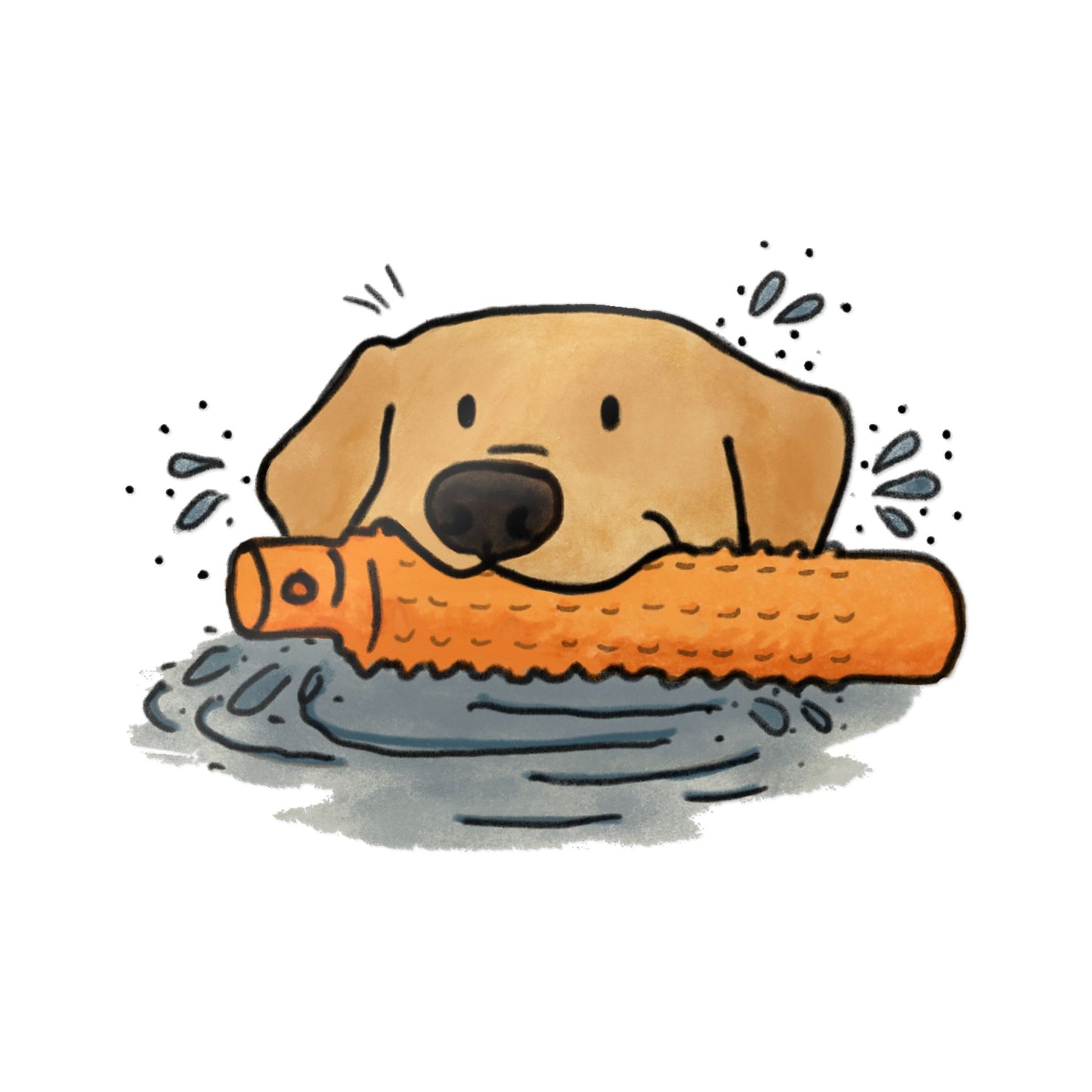 PermaDecal (indoor/outdoor) Yellow Labrador Retriever