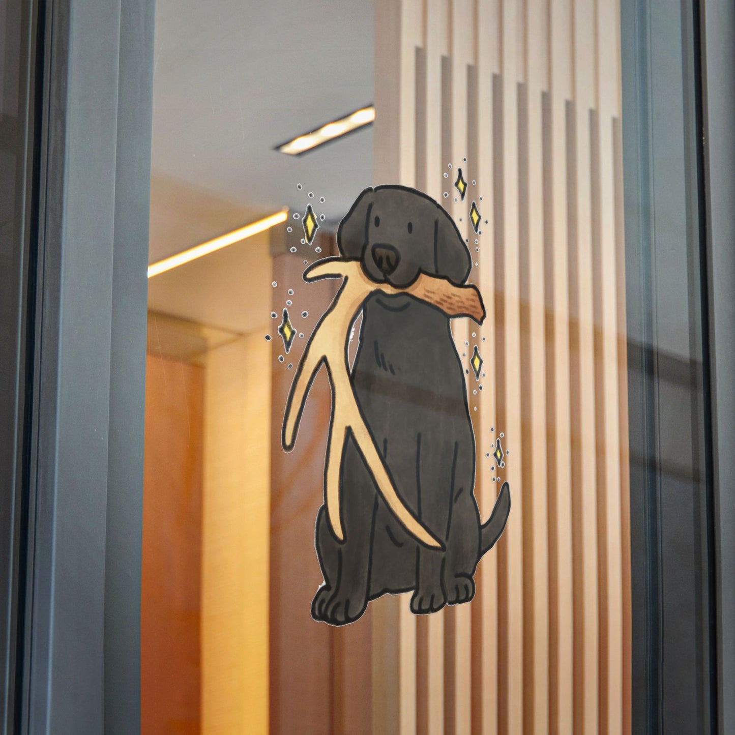 PermaDecal (indoor/outdoor) Black Labrador Retriever