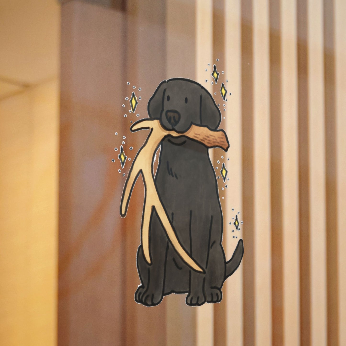 PermaDecal (indoor/outdoor) Black Labrador Retriever