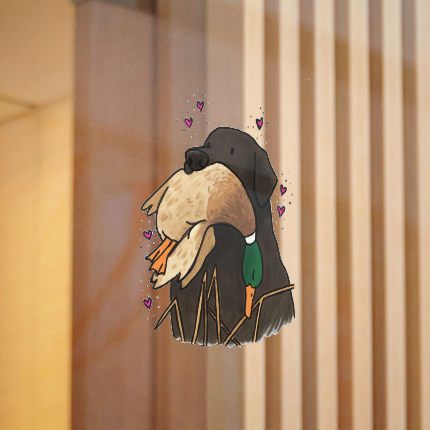 PermaDecal (indoor/outdoor) Black Labrador Retriever