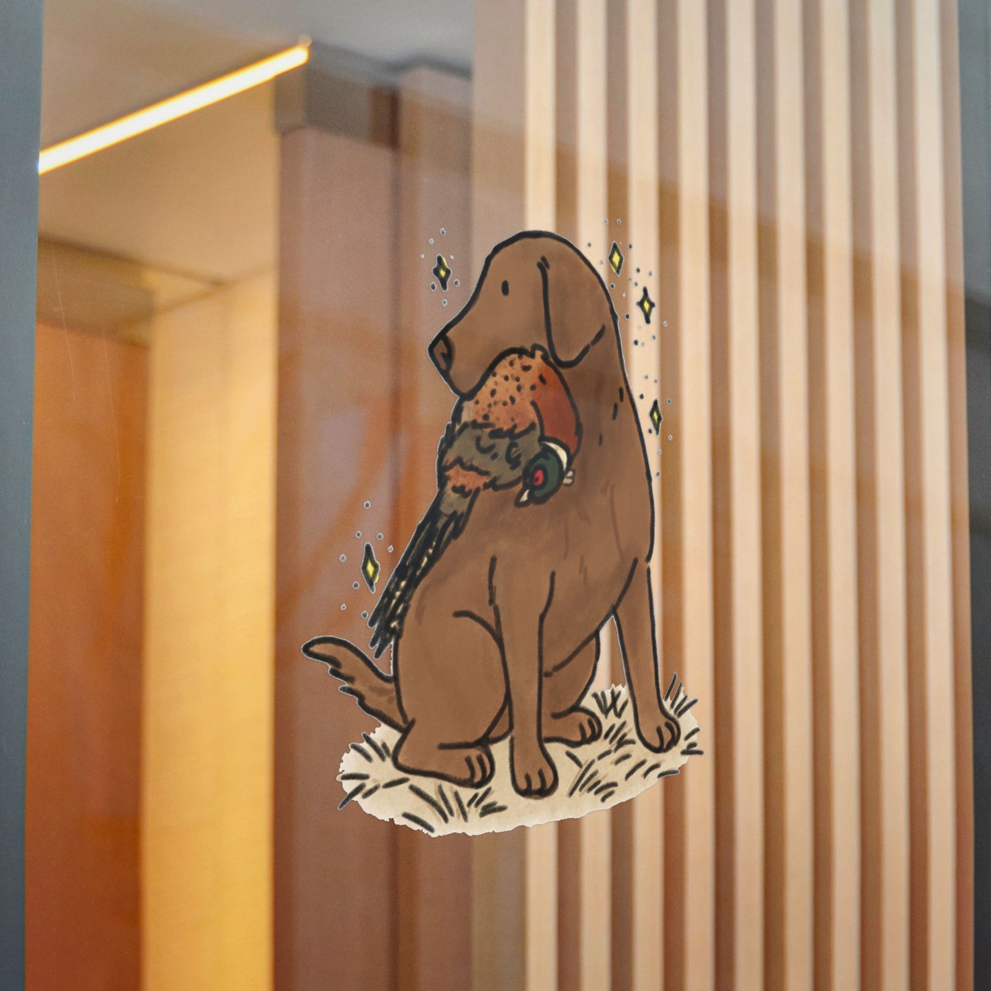 PermaDecal (indoor/outdoor) Chocolate Labrador Retriever