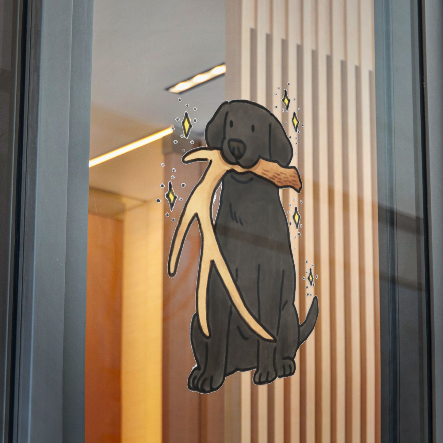 PermaDecal (indoor/outdoor) Black Labrador Retriever