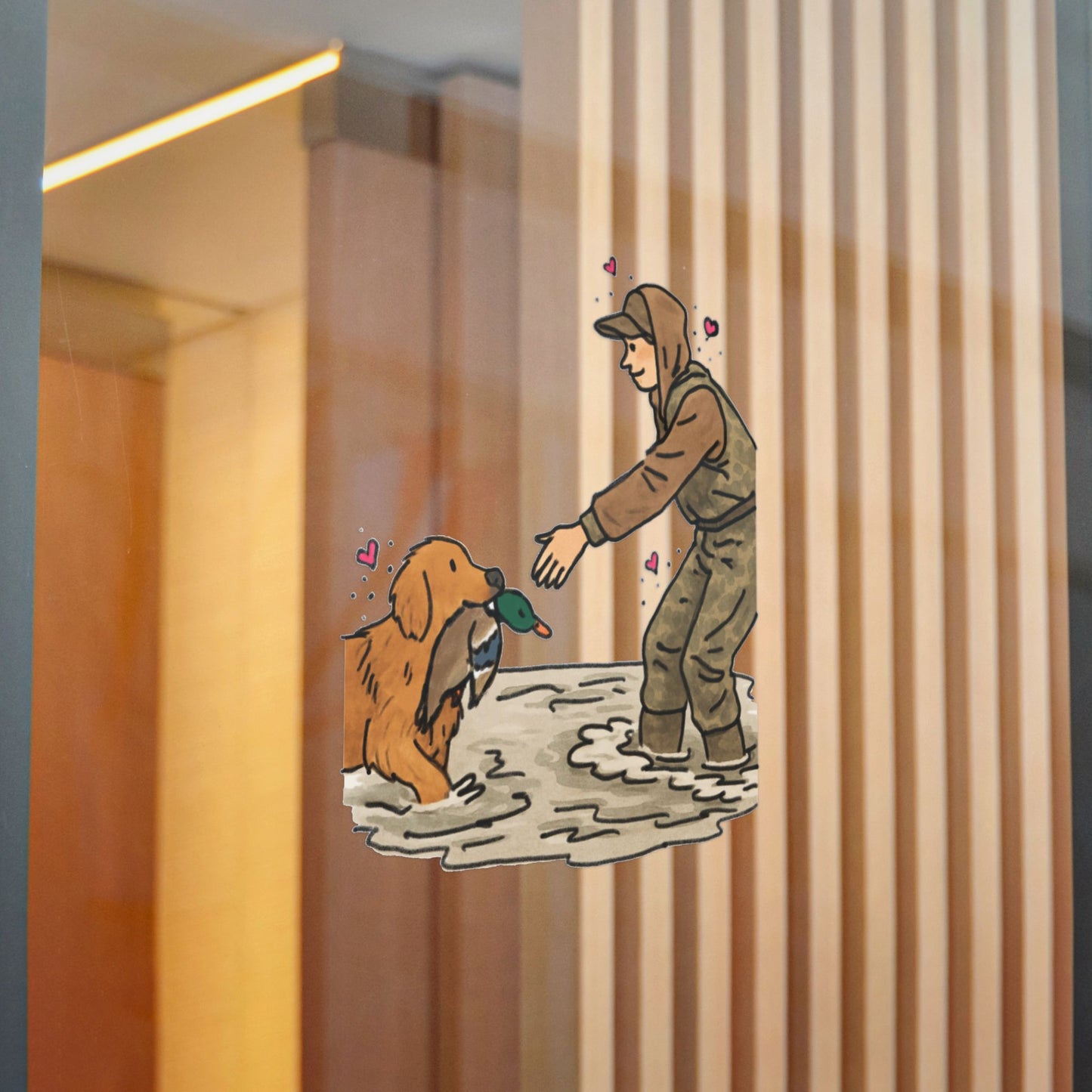 PermaDecal (indoor/outdoor) Golden Retriever