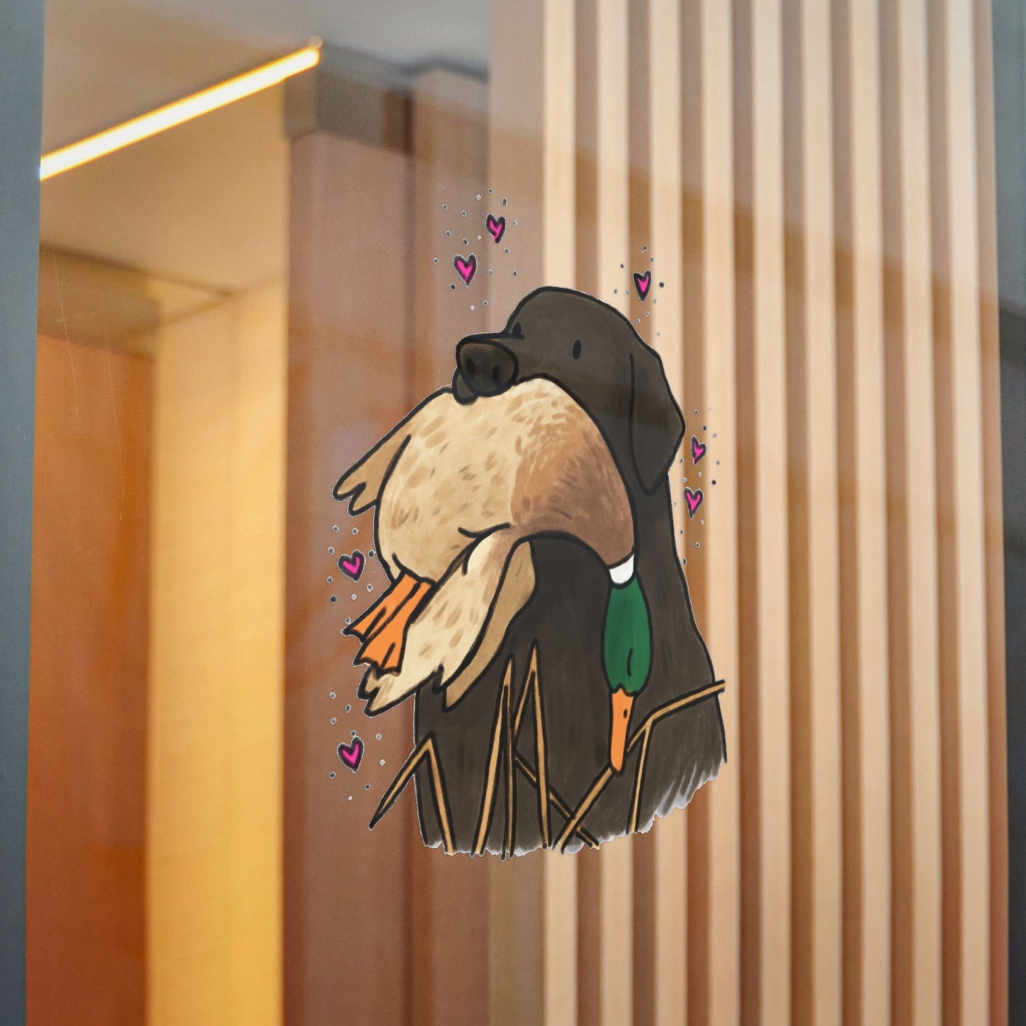 PermaDecal (indoor/outdoor) Black Labrador Retriever
