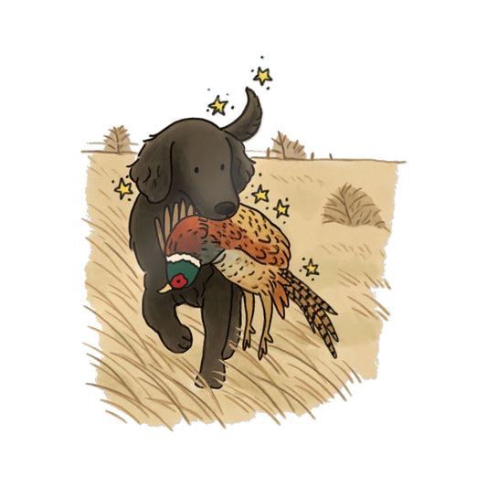 PermaDecal (indoor/outdoor) Flat-Coated Retriever