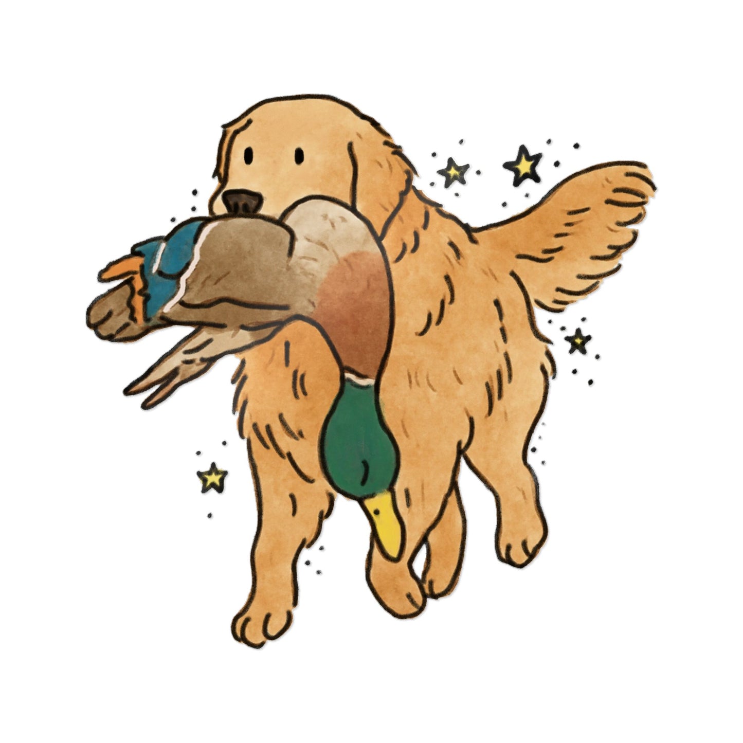 PermaDecal (indoor/outdoor) Golden Retriever